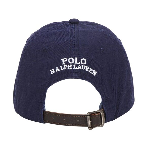 Polo Ralph Lauren Classic Twill Novelty Bear Sport Cap in Newport Navy One Size - Picture 11 of 12